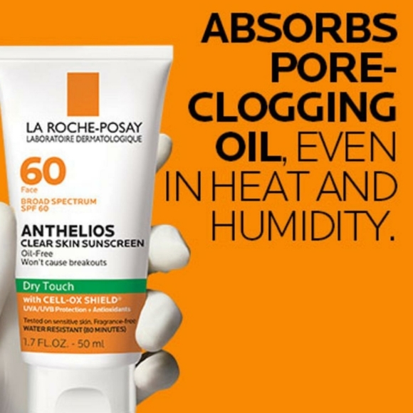 LA ROCHE-POSAY ANTHELIOS CLEAR SKIN FACE SPF 60 SUNSCREEN. - Picture 5 of 12